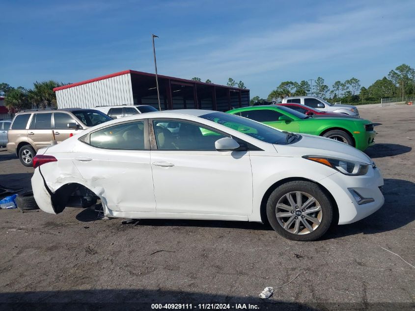 2014 Hyundai Elantra Se VIN: 5NPDH4AEXEH487150 Lot: 40929111