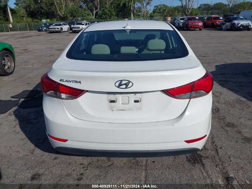 2014 Hyundai Elantra Se VIN: 5NPDH4AEXEH487150 Lot: 40929111