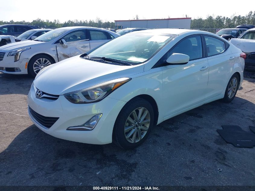 2014 Hyundai Elantra Se VIN: 5NPDH4AEXEH487150 Lot: 40929111