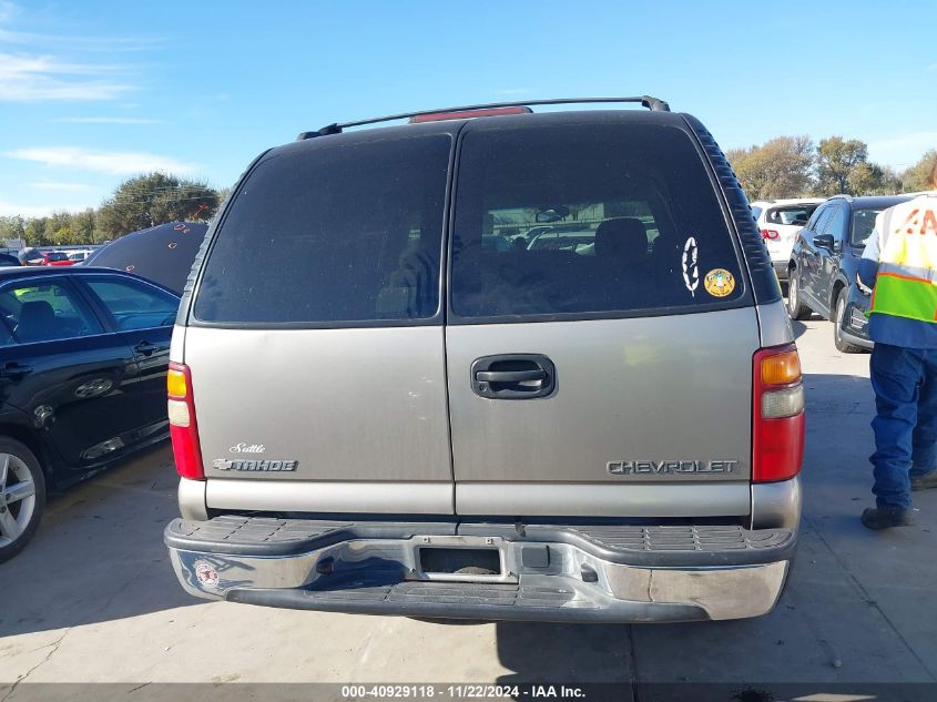 2003 Chevrolet Tahoe Ls VIN: 1GNEC13V43R110129 Lot: 40929118