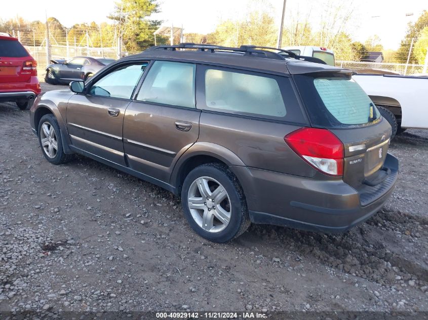 2008 Subaru Outback 2.5I Limited/2.5I Limited L.l. Bean Edition VIN: 4S4BP62C287318229 Lot: 40929142