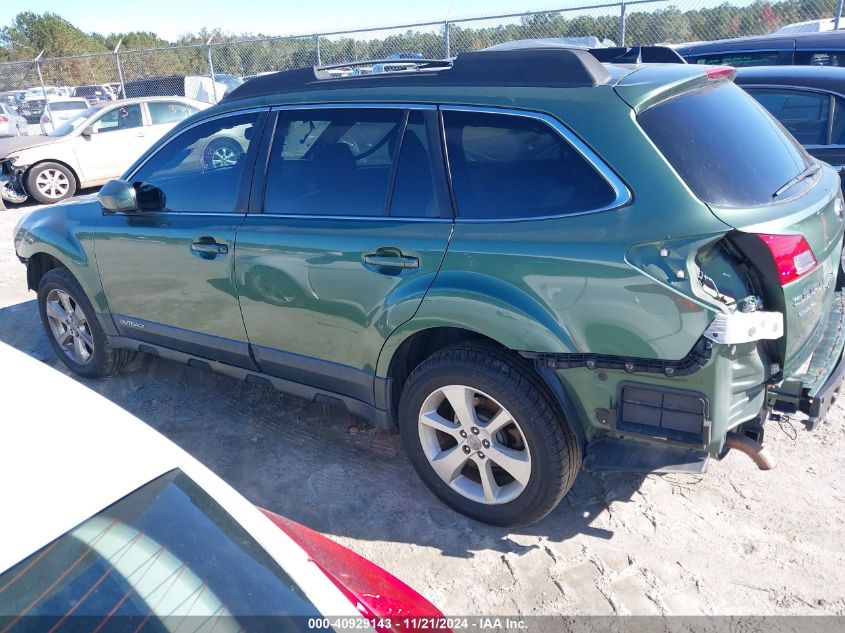 2014 Subaru Outback 2.5I Premium VIN: 4S4BRBCC2E3204834 Lot: 40929143