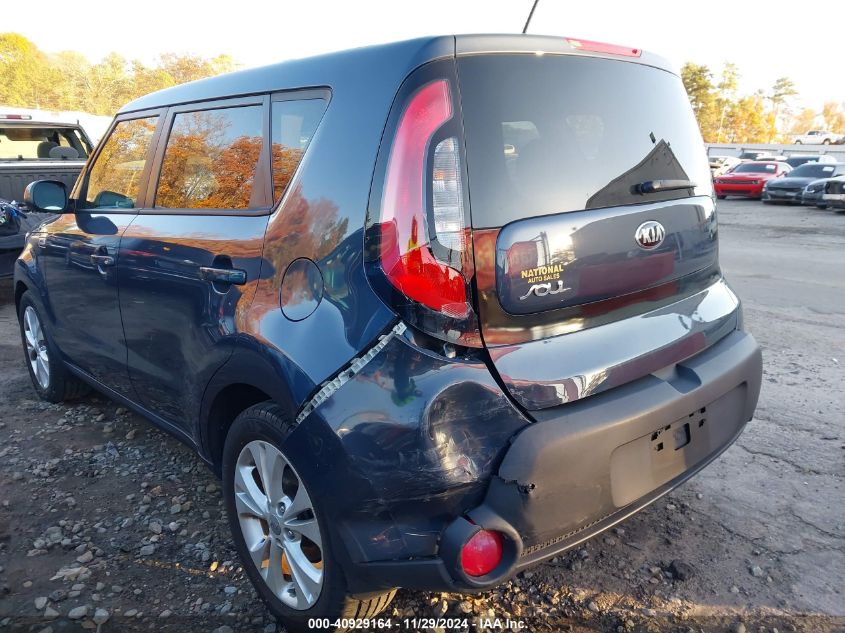 2015 Kia Soul + VIN: KNDJP3A57F7150392 Lot: 40929164