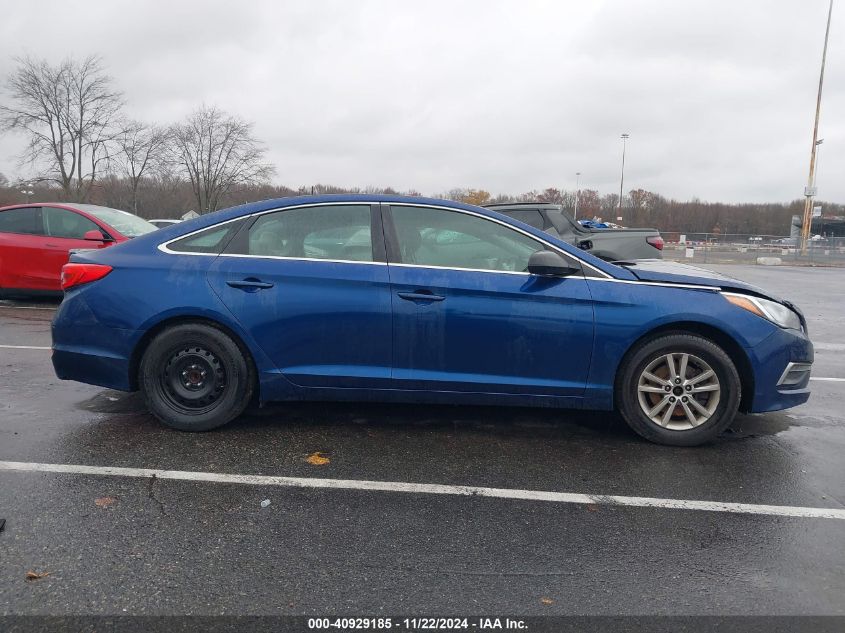 2015 Hyundai Sonata Se VIN: 5NPE24AF0FH145335 Lot: 40929185