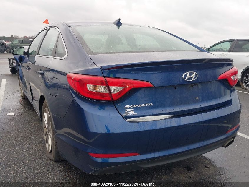 2015 Hyundai Sonata Se VIN: 5NPE24AF0FH145335 Lot: 40929185