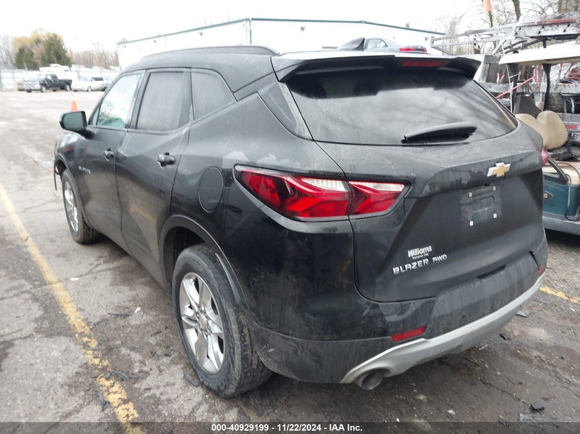 Vin: 3gnkbhr43ls682707, lot: 41418921, chevrolet blazer awd 2lt 20203