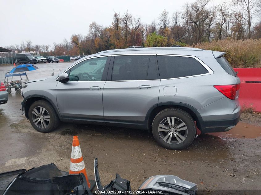 2017 Honda Pilot Ex VIN: 5FNYF6H37HB016440 Lot: 40929200