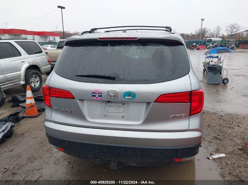 2017 HONDA PILOT EX - 5FNYF6H37HB016440