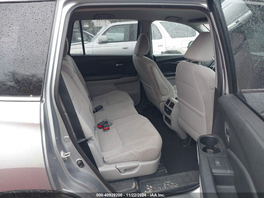 2017 HONDA PILOT EX - 5FNYF6H37HB016440