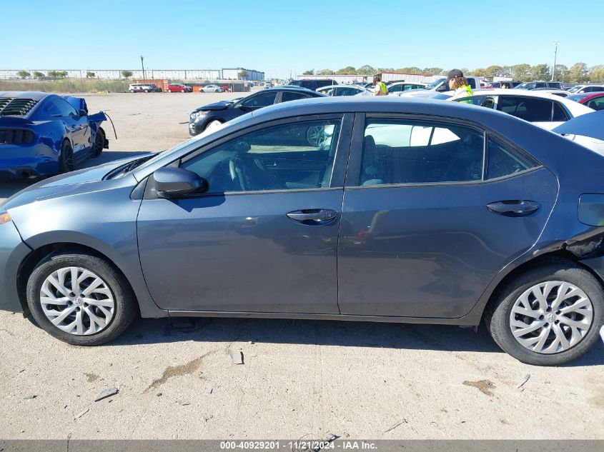 2019 Toyota Corolla Le VIN: 5YFBURHE5KP921933 Lot: 40929201