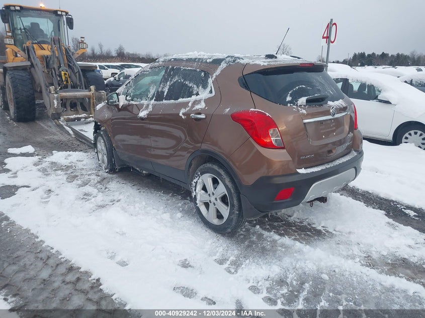 Vin: kl4cjgsb6gb719103, lot: 41418965, buick encore leather 20163