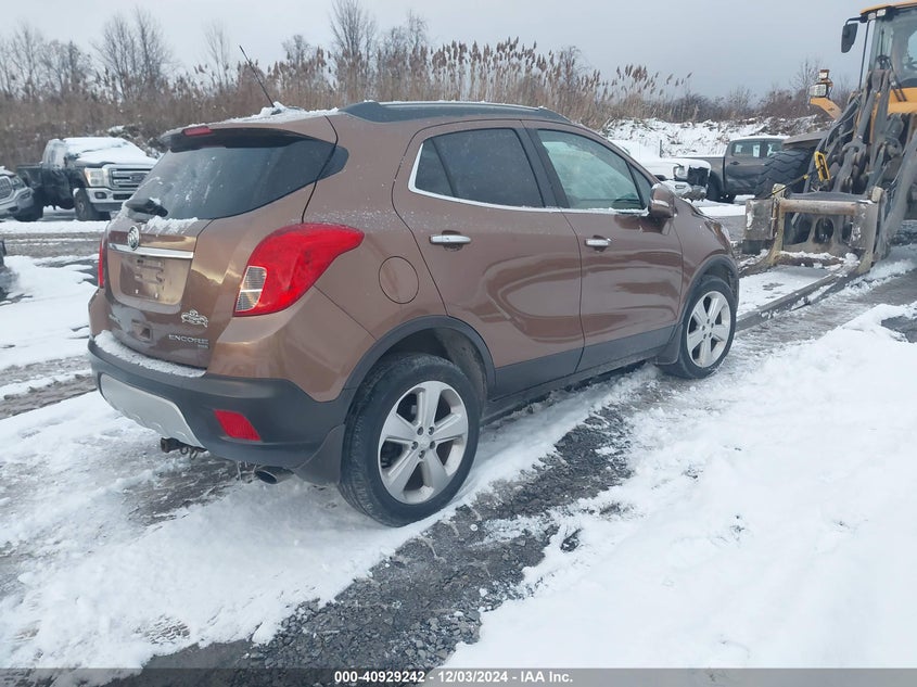 Vin: kl4cjgsb6gb719103, lot: 41418965, buick encore leather 20164