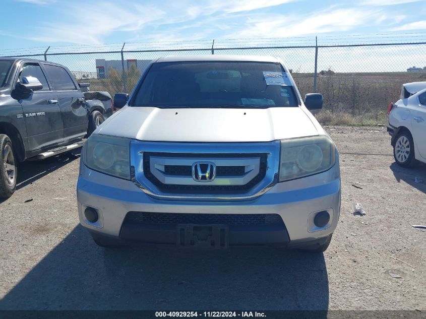 2011 Honda Pilot Lx VIN: 5FNYF3H23BB039808 Lot: 40929254