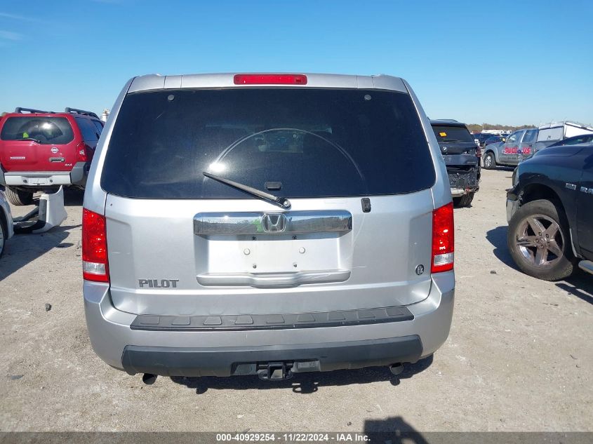 2011 Honda Pilot Lx VIN: 5FNYF3H23BB039808 Lot: 40929254