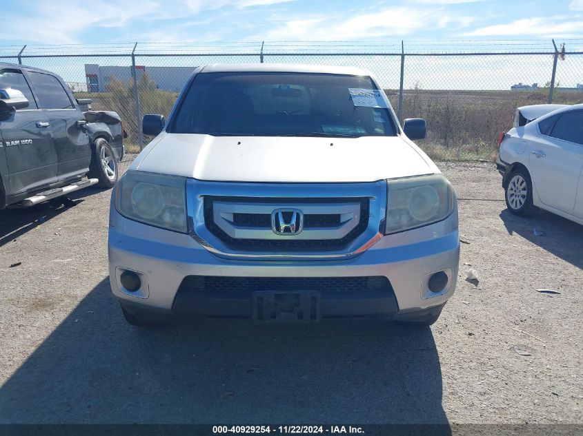 2011 Honda Pilot Lx VIN: 5FNYF3H23BB039808 Lot: 40929254