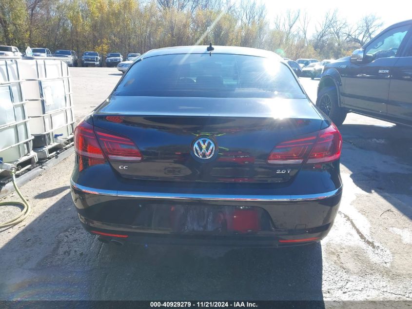 2013 Volkswagen Cc 2.0T Sport Plus VIN: WVWBP7AN1DE500863 Lot: 40929279