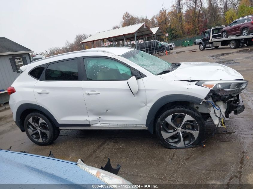 2016 Hyundai Tucson Sport VIN: KM8J33A21GU144636 Lot: 40929288