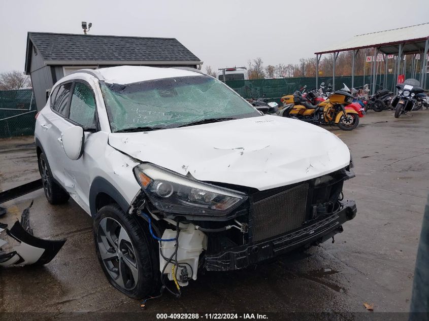 2016 Hyundai Tucson Sport VIN: KM8J33A21GU144636 Lot: 40929288