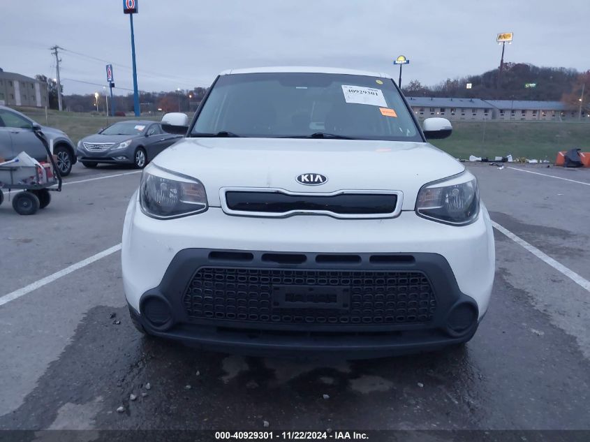 2014 Kia Soul + VIN: KNDJP3A52E7077611 Lot: 40929301