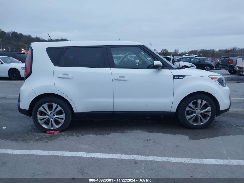 2014 Kia Soul + VIN: KNDJP3A52E7077611 Lot: 40929301