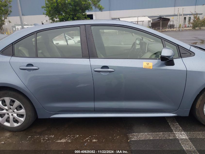 2021 Toyota Corolla Le VIN: JTDEPMAE1MJ142585 Lot: 40929352