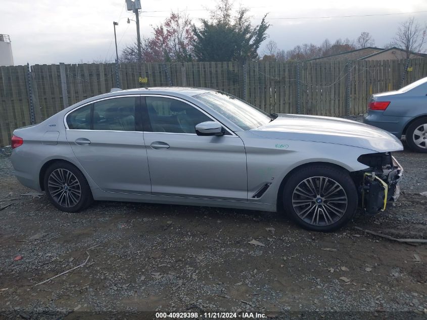 2019 BMW 530E xDrive Iperformance VIN: WBAJB1C51KB375590 Lot: 40929398