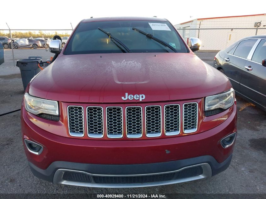 2014 Jeep Grand Cherokee Limited VIN: 1C4RJFBMXEC375570 Lot: 40929400