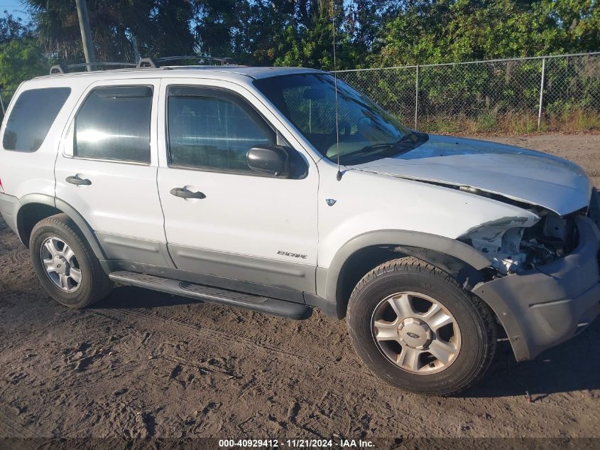 2001 Ford Escape Xlt VIN: 1FMYU041X1KC58750 Lot: 40929412