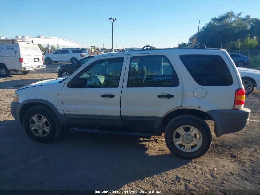 2001 Ford Escape Xlt VIN: 1FMYU041X1KC58750 Lot: 40929412