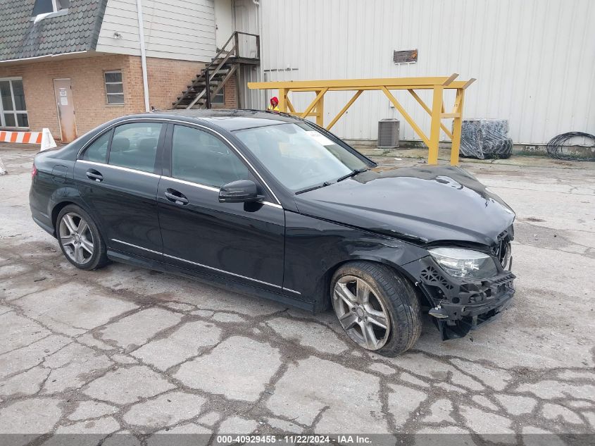 2011 Mercedes-Benz C 300 Luxury 4Matic/Sport 4Matic VIN: WDDGF8BB1BR179633 Lot: 40929455