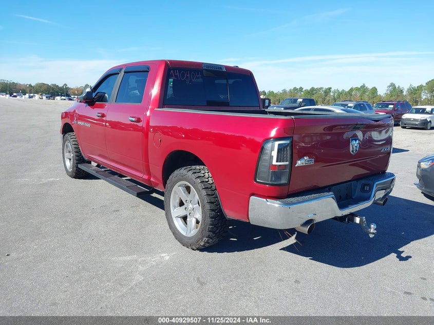 Vin: 1c6rd7lt6cs140404, lot: 41419229, ram 1500 slt 20123