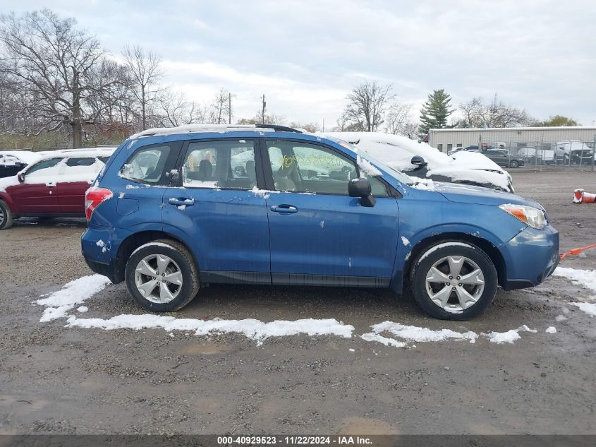 2015 Subaru Forester 2.5I VIN: JF2SJABC1FH460217 Lot: 40929523