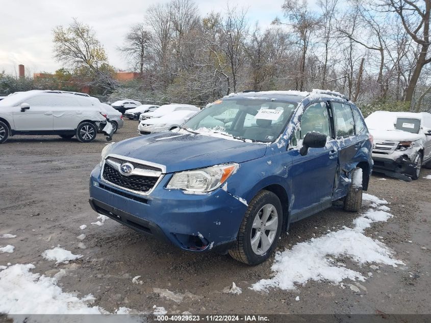 2015 Subaru Forester 2.5I VIN: JF2SJABC1FH460217 Lot: 40929523