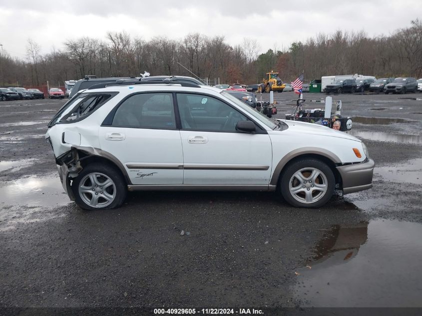 2002 Subaru Impreza Outback Sport VIN: JF1GG68582G830545 Lot: 40929605