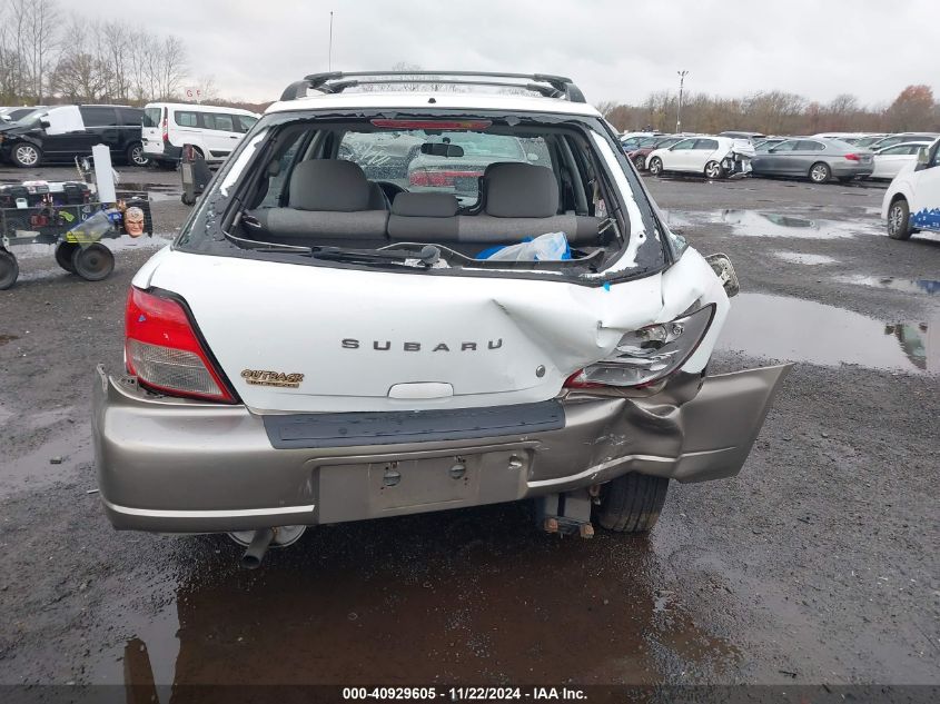 2002 Subaru Impreza Outback Sport VIN: JF1GG68582G830545 Lot: 40929605