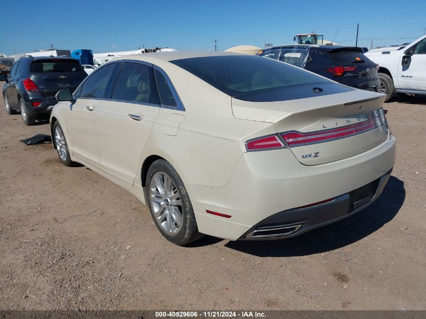 2014 Lincoln Mkz Hybrid VIN: 3LN6L2LU1ER833868 Lot: 40929606