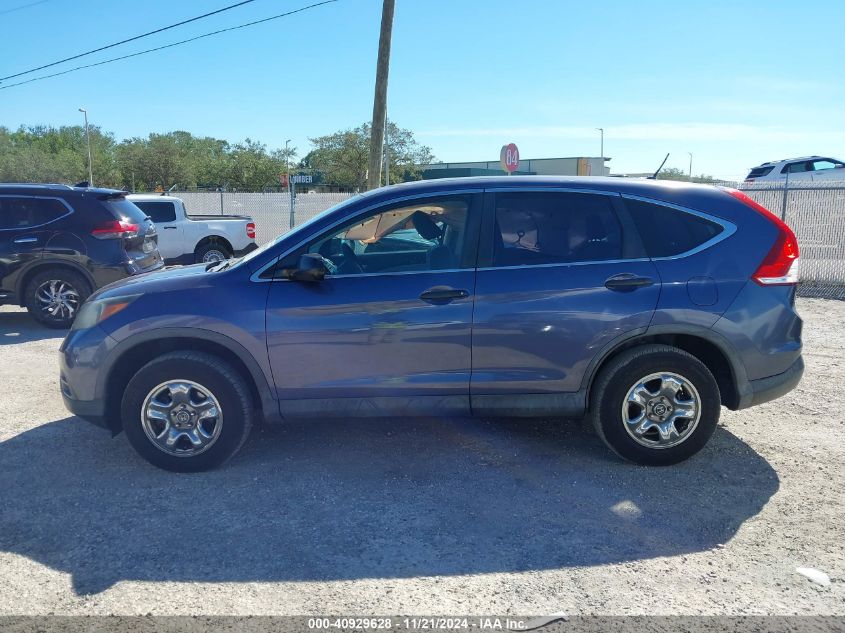 2013 Honda Cr-V Lx VIN: 3CZRM3H35DG708591 Lot: 40929628