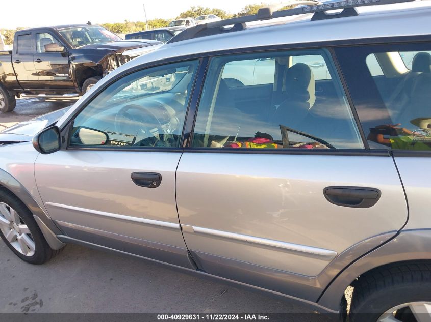 2007 Subaru Outback 2.5I VIN: 4S4BP61C277325908 Lot: 40929631