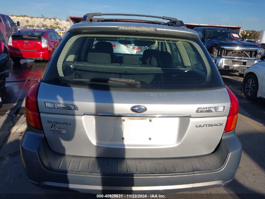 2007 Subaru Outback 2.5I VIN: 4S4BP61C277325908 Lot: 40929631