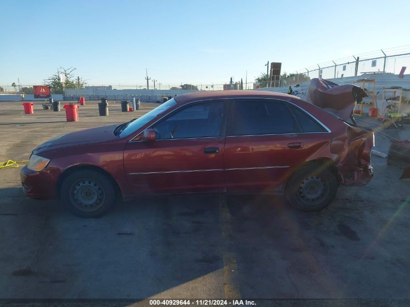 2002 Toyota Avalon Xl VIN: 4T1BF28B52U220797 Lot: 40929644