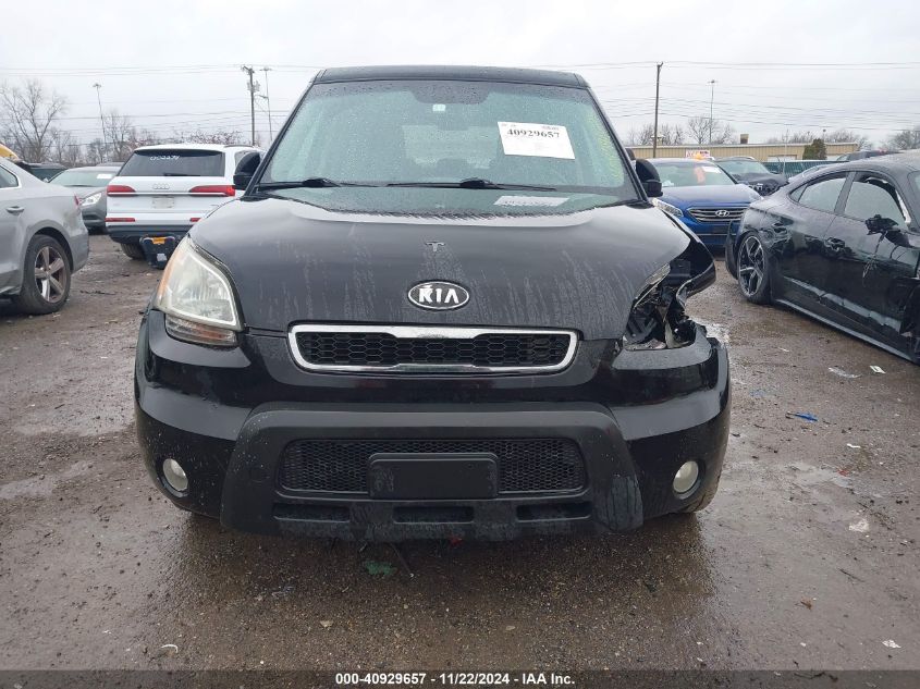 2010 Kia Soul + VIN: KNDJT2A27A7186488 Lot: 40929657