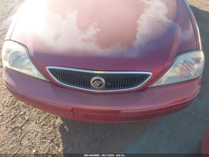 2001 Mercury Sable Ls VIN: 1MEFM53UX1G639973 Lot: 40929665