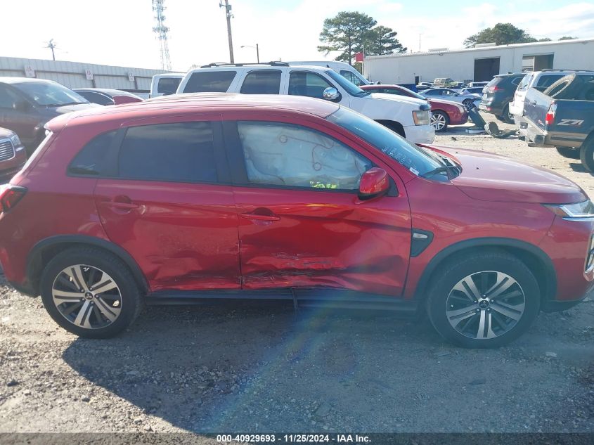 2021 Mitsubishi Outlander Sport Es/Le/Be/Se VIN: JA4ARUAU2MU020875 Lot: 40929693