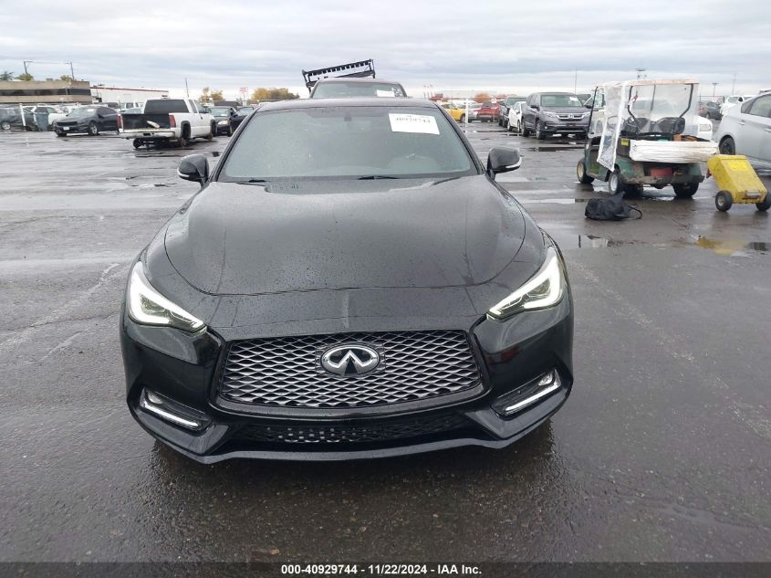 2018 Infiniti Q60 3.0T Red Sport 400 VIN: JN1FV7EK2JM530417 Lot: 40929744