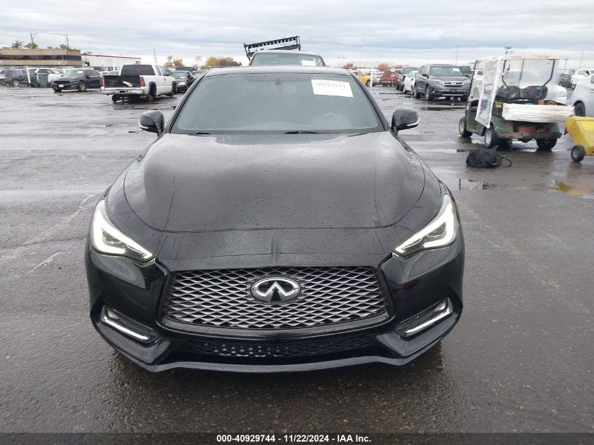 2018 Infiniti Q60 3.0T Red Sport 400 VIN: JN1FV7EK2JM530417 Lot: 40929744