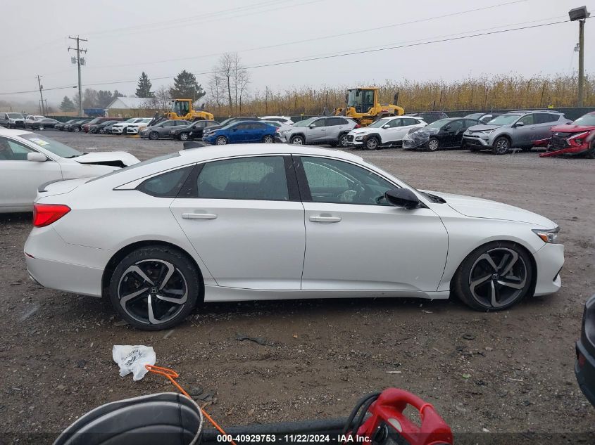 2022 Honda Accord Sport 2.0T VIN: 1HGCV2F30NA001096 Lot: 40929753