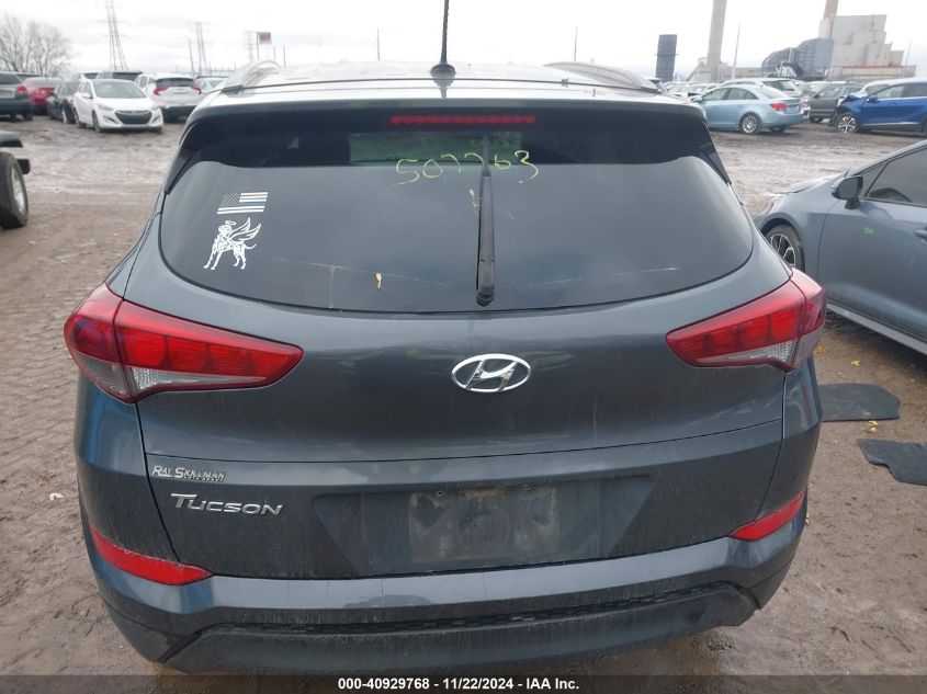 2017 Hyundai Tucson Se VIN: KM8J33A41HU507763 Lot: 40929768