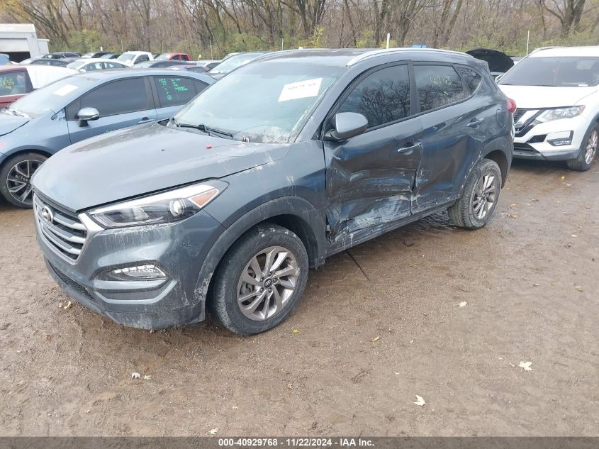 2017 Hyundai Tucson Se VIN: KM8J33A41HU507763 Lot: 40929768