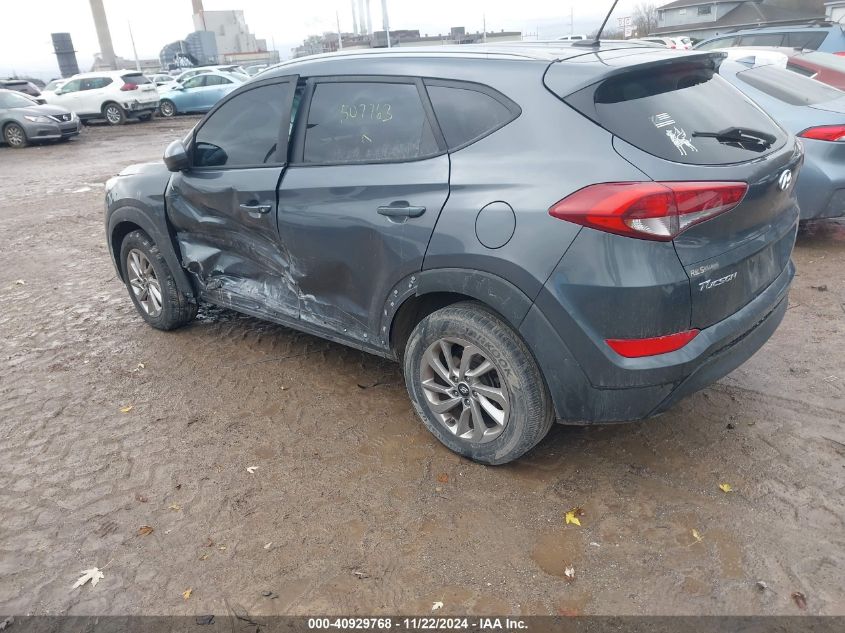 2017 Hyundai Tucson Se VIN: KM8J33A41HU507763 Lot: 40929768