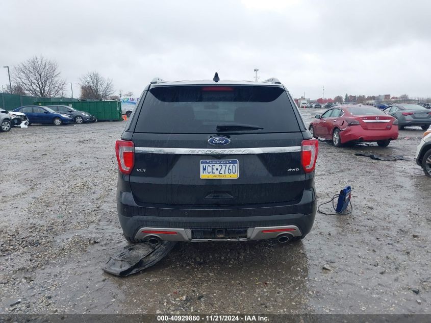 2016 Ford Explorer Xlt VIN: 1FM5K8D86GGA59727 Lot: 40929880